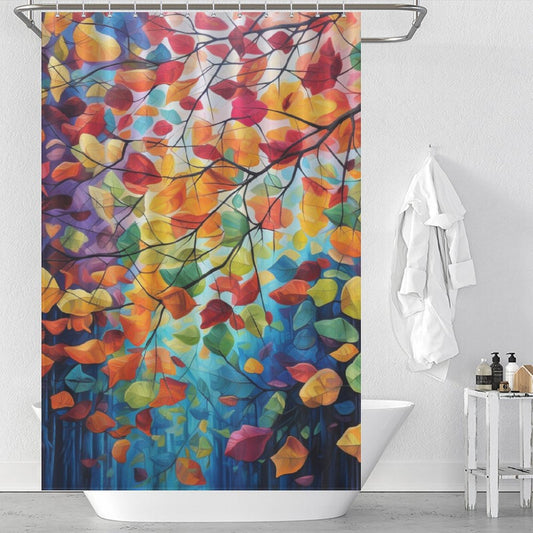 Leaf Shower Curtain Lush Canopy