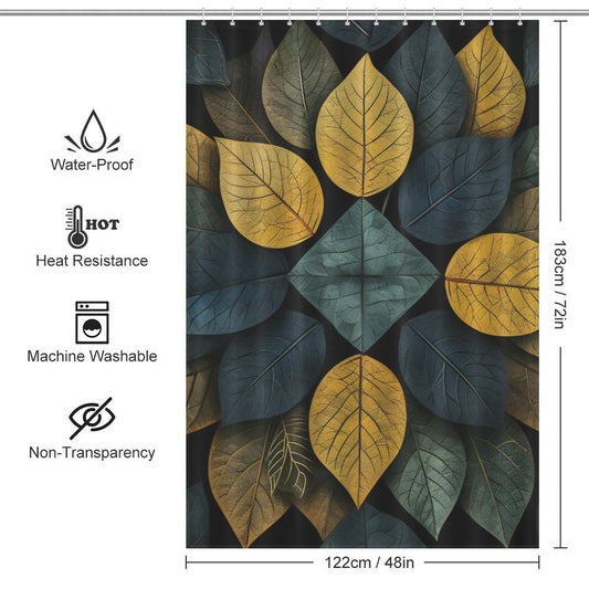 Leaf Shower Curtain Nature's Essence