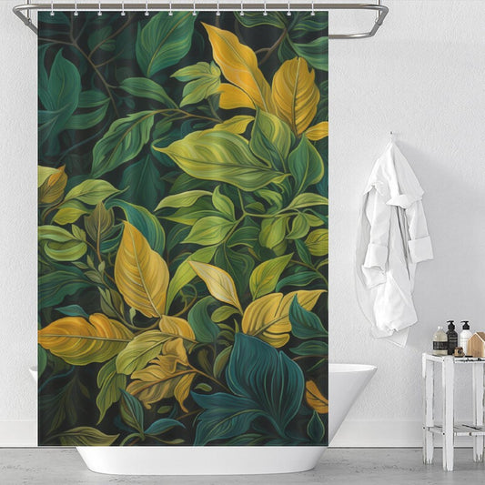 Leaf Shower Curtain Verdant View