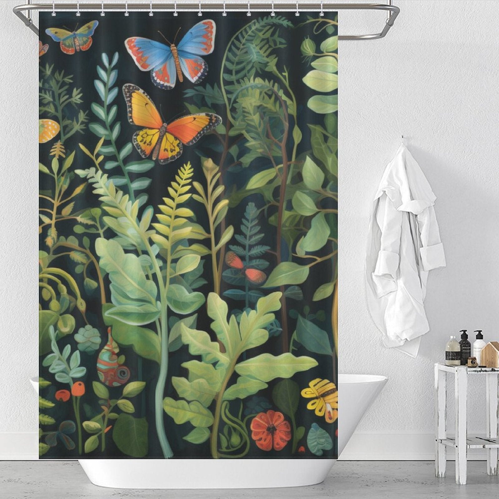 Lifecycle Dance Caterpillar Shower Curtain