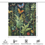 Lifecycle Dance Caterpillar Shower Curtain