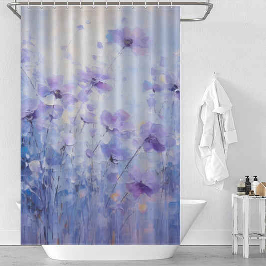 LilacDream Periwinkle Shower Curtain