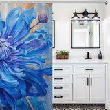 Lively Blue Shower Curtain