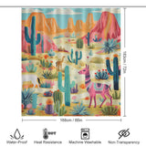 Lively Llama Shower Curtain