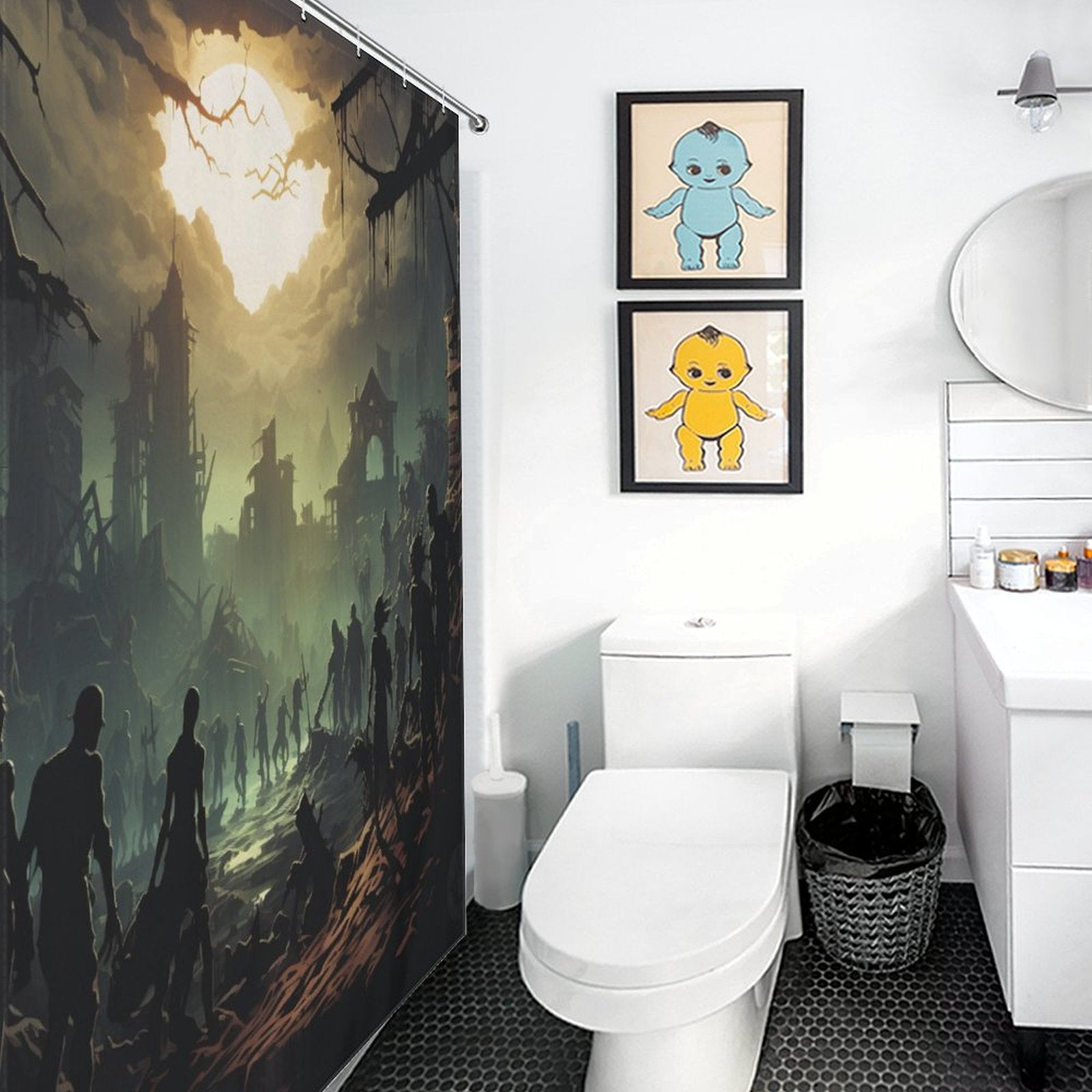 Lore Play Zombie Shower Curtain