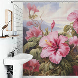 LushBlooms Hibiscus Shower Curtain