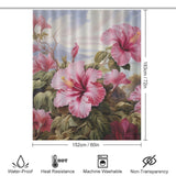 LushBlooms Hibiscus Shower Curtain