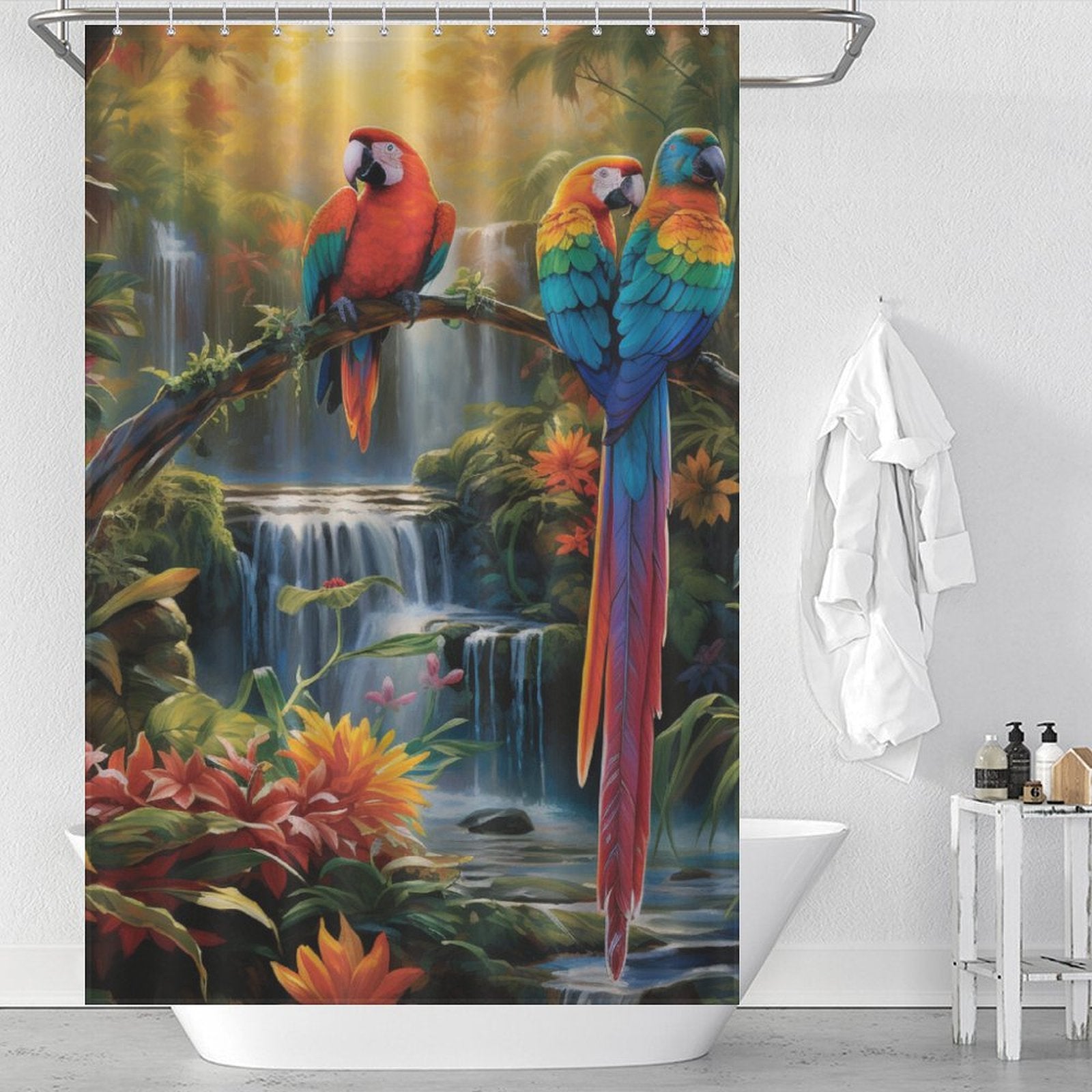 Lush Tropical Shower Curtain