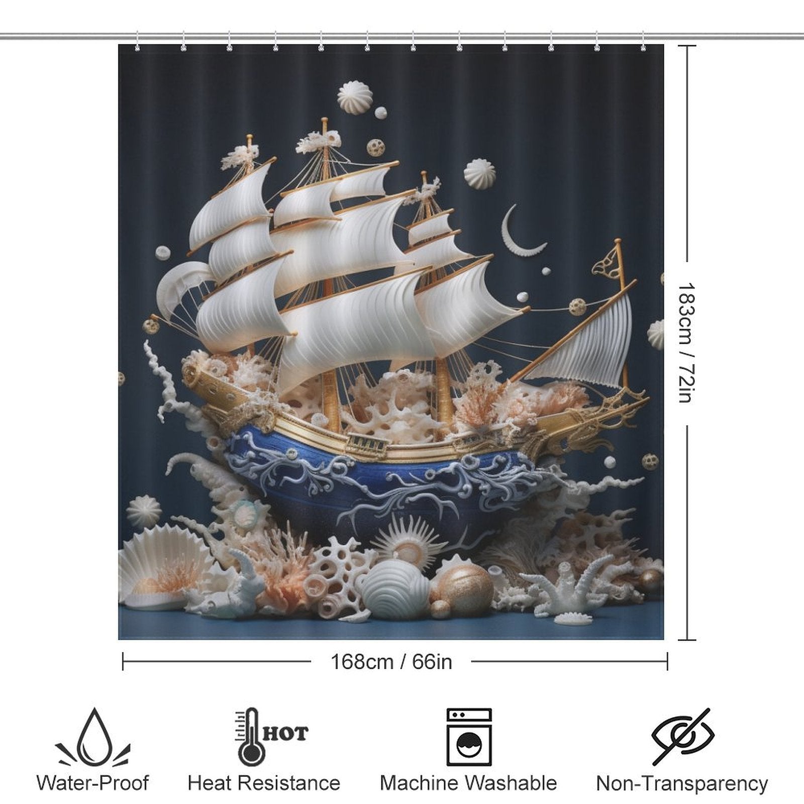 Luxurious Pearl Shower Curtain