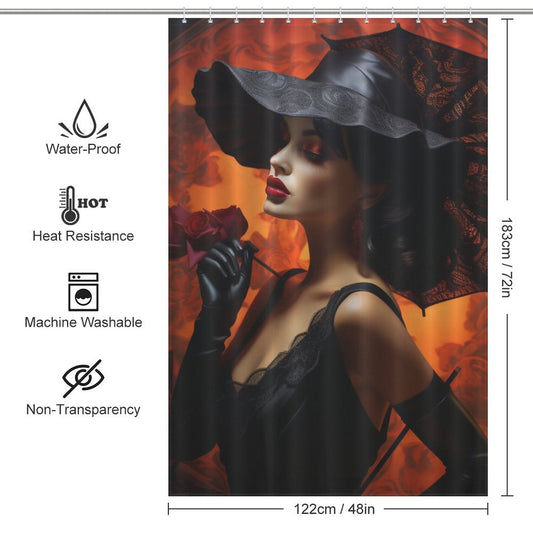 Luxurious & Sexy Shower Curtains