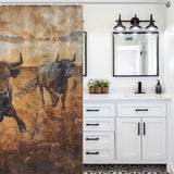 Majestic Bulls Shower Curtain