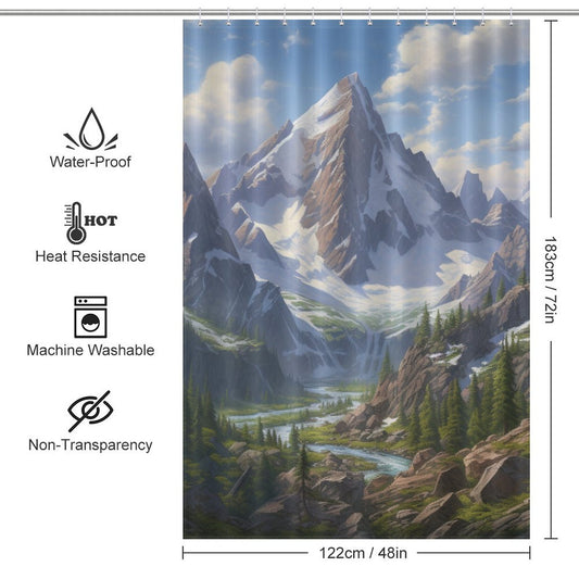 Majestic Mountain Shower Curtain