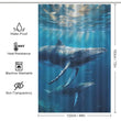 Majestic Oceanic Whale Shower Curtain