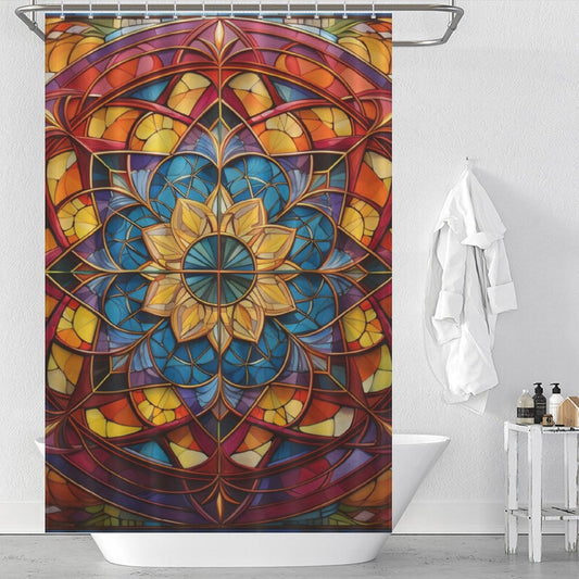 Mandala Shower Curtain Artistic Flair