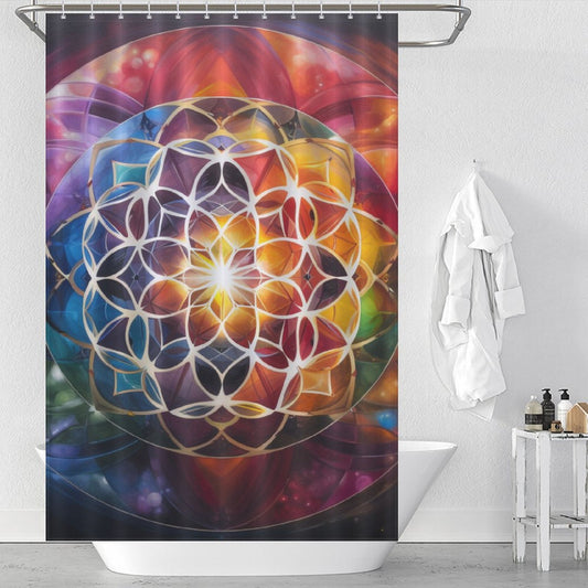 Mandala Shower Curtain Bohemian Style