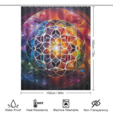 Mandala Shower Curtain Bohemian Style