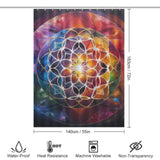 Mandala Shower Curtain Bohemian Style