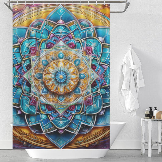 Mandala Shower Curtain Calm Essence