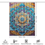 Mandala Shower Curtain Calm Essence