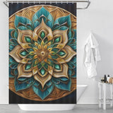 Mandala Shower Curtain Chic Elegance