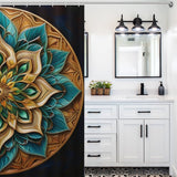 Mandala Shower Curtain Chic Elegance