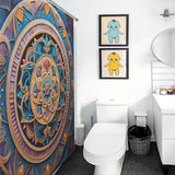 Mandala Shower Curtain Colorful Harmony