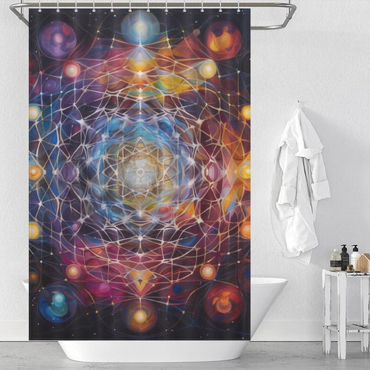 Mandala Shower Curtain Eastern Charm