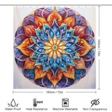 Mandala Shower Curtain Ethereal Touch