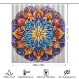 Mandala Shower Curtain Ethereal Touch