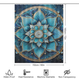 Mandala Shower Curtain Exotic Patterns