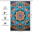 Mandala Shower Curtain Harmonious Look