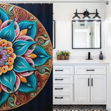 Mandala Shower Curtain Harmonious Look