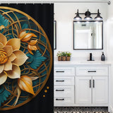 Mandala Shower Curtain Intricate Beauty