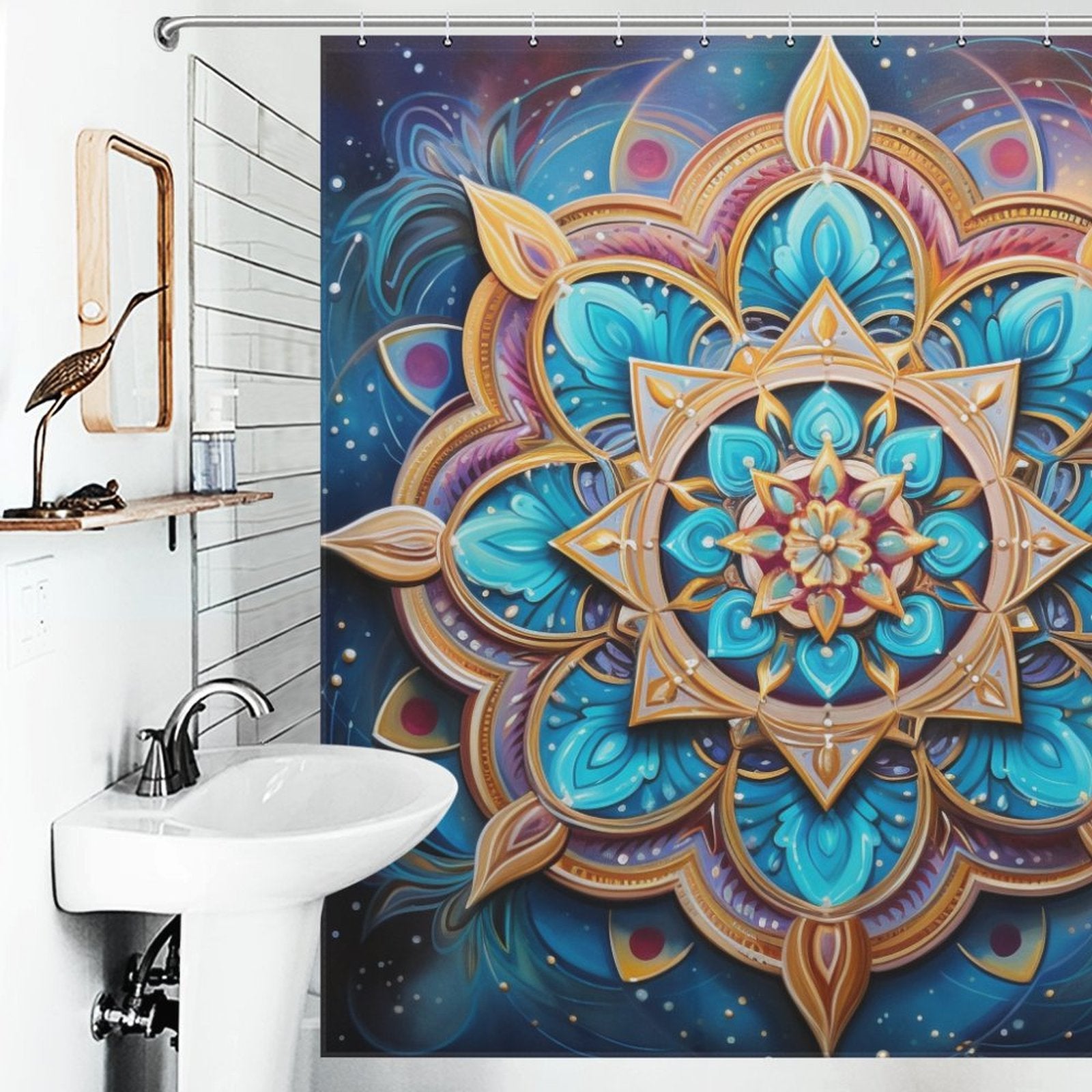 Mandala Shower Curtain Mindful Creation