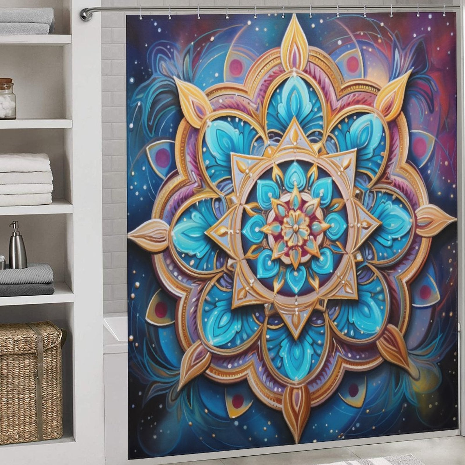 Mandala Shower Curtain Mindful Creation