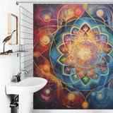 Mandala Shower Curtain Mystic Appeal