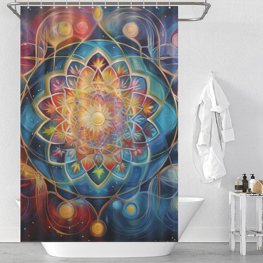 Mandala Shower Curtain Mystic Appeal