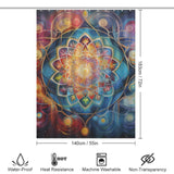 Mandala Shower Curtain Mystic Appeal