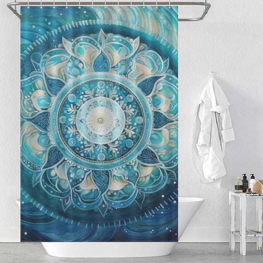 Mandala Shower Curtain Nature's Mandala