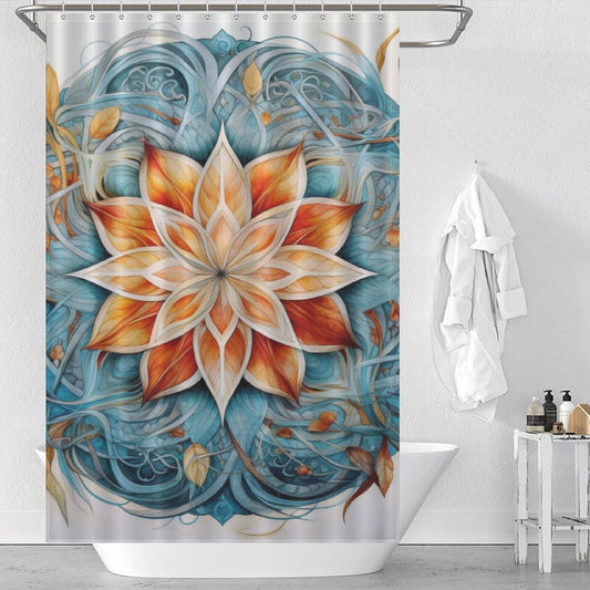 Mandala Shower Curtain Reflective Mood