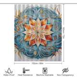 Mandala Shower Curtain Reflective Mood