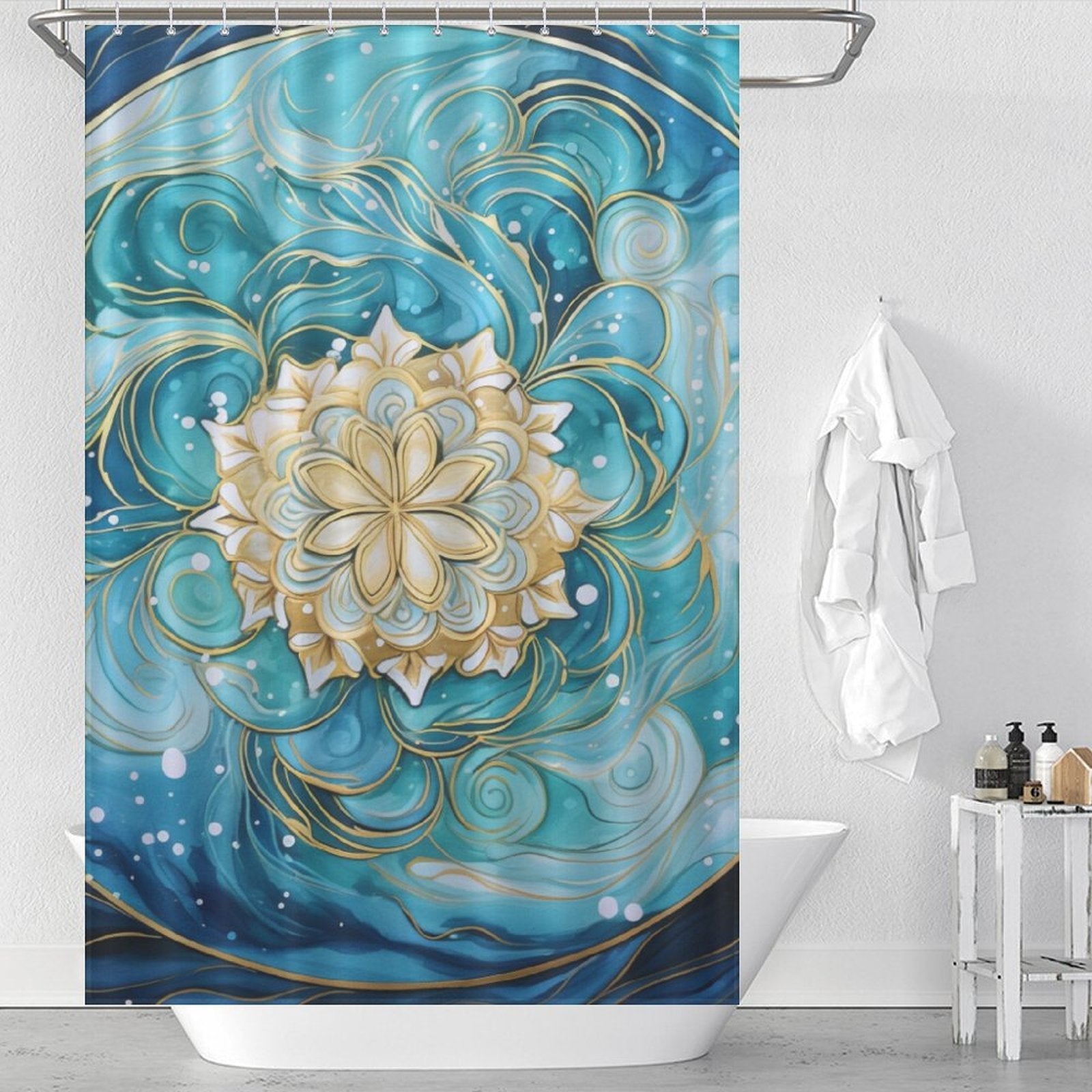 Mandala Shower Curtain Sacred Art