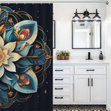 Mandala Shower Curtain Serene Canvas