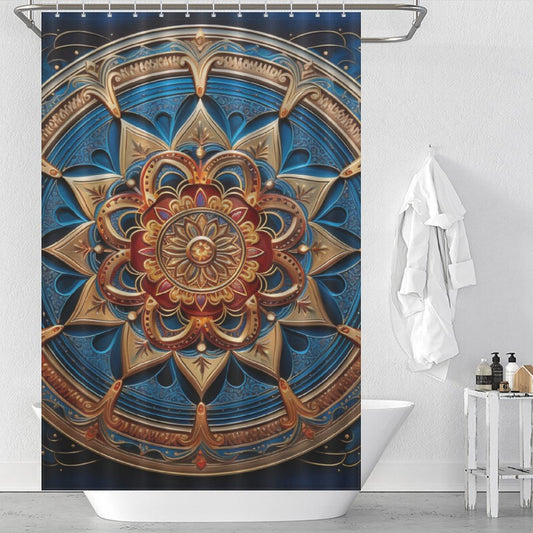 Mandala Shower Curtain Soulful Ambiance