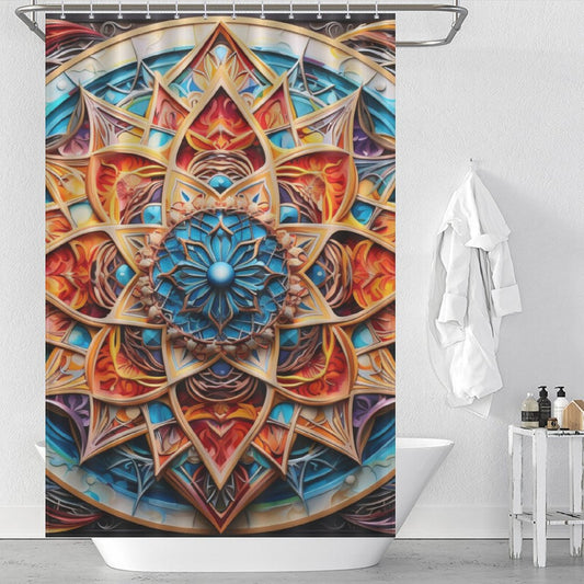 Mandala Shower Curtain Spiritual Bliss