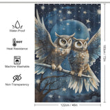 Moonlit Night Owl Shower Curtain