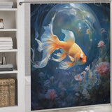 Moonlit goldfish shower curtain Magic 