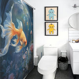 Moonlit goldfish shower curtain Magic 