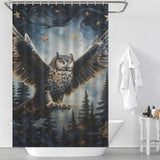 Mysterious Owl Shower Curtain