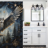 Mysterious Owl Shower Curtain